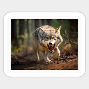 Wolf Animal Nature Majestic Wilderness Sticker